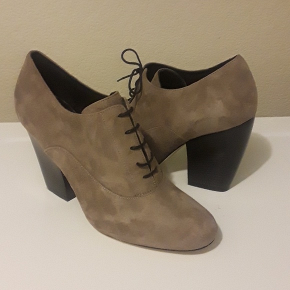 M. Gemi Shoes - M.Gemi Suede Laced Ankle Booties